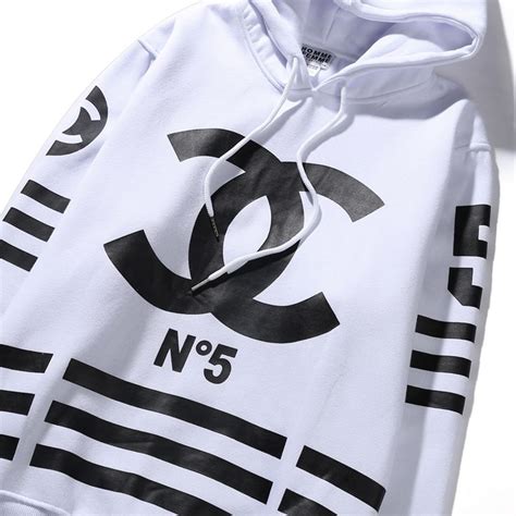 chanel n5 hoodie|chanel leather cardigan.